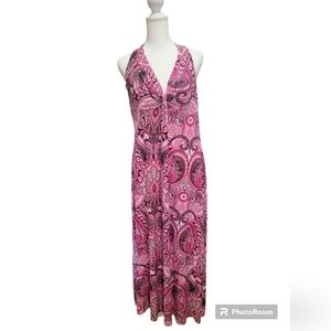 Pink Halter‎ Top Dress
